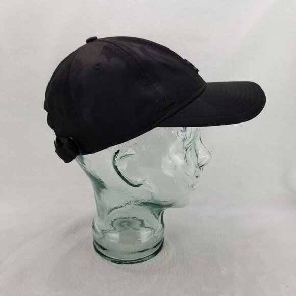 ✅Yums Metal Face Black Strapback Hat Official Product OSFA Small Button Logo Cap - Picture 6 of 10